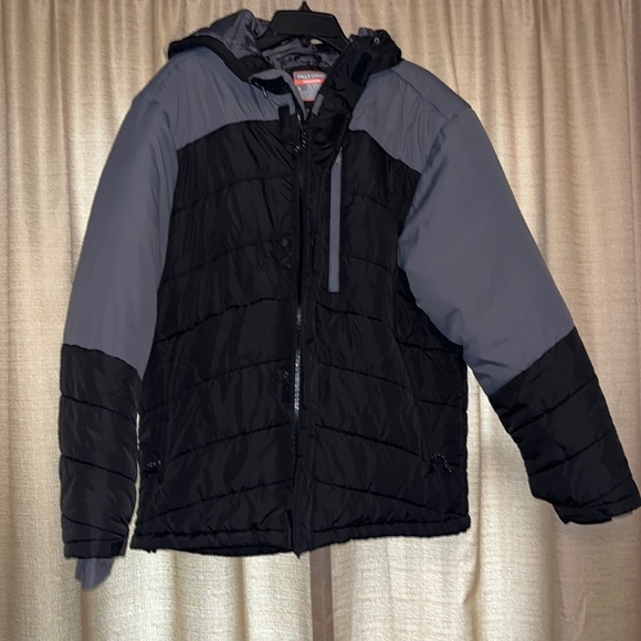 Falls Creek Other - Mens Large Falls Creek Performance Winter Coat black/gray with hood.